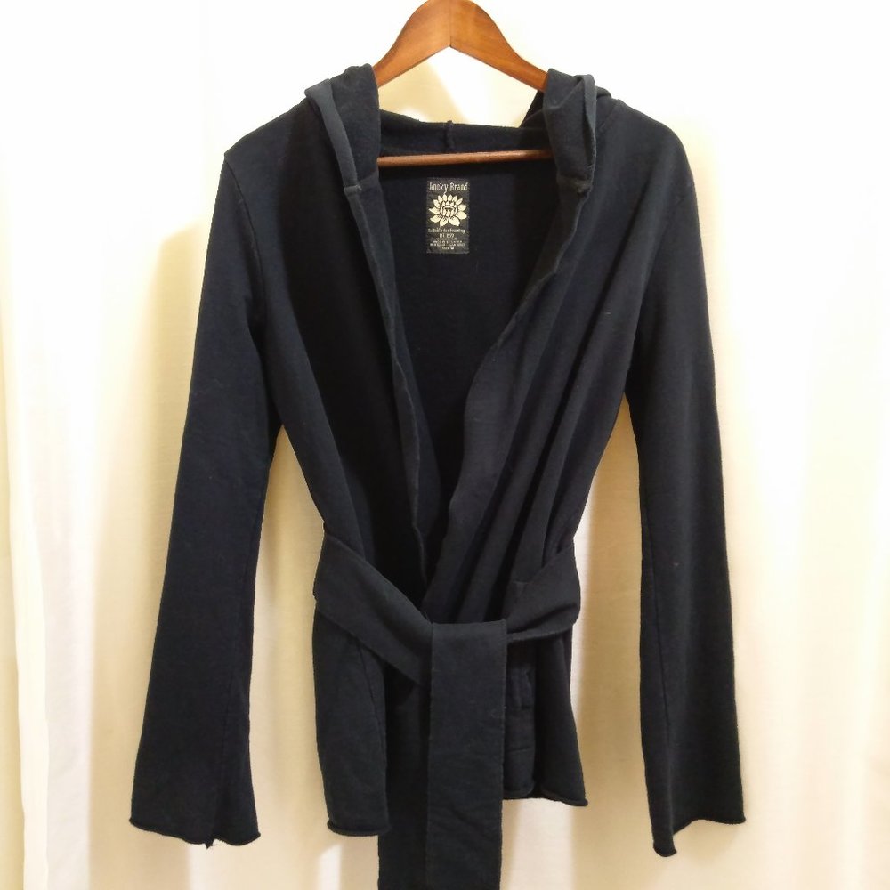 Lucky Brand Lightweight Open Front Sweatshirt - Sz Med